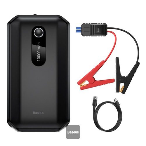 Baseus Super Energy Air Car Jump Starter （10000mAh, Peak-current 1000A）Black