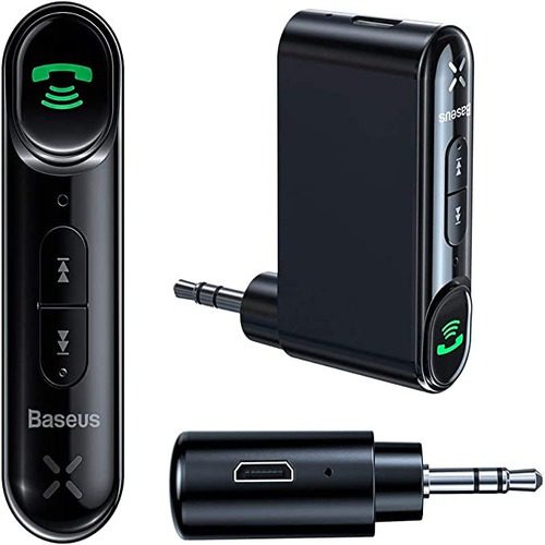 Baseus Qiyin AUX Car Bluetooth Receiver Black