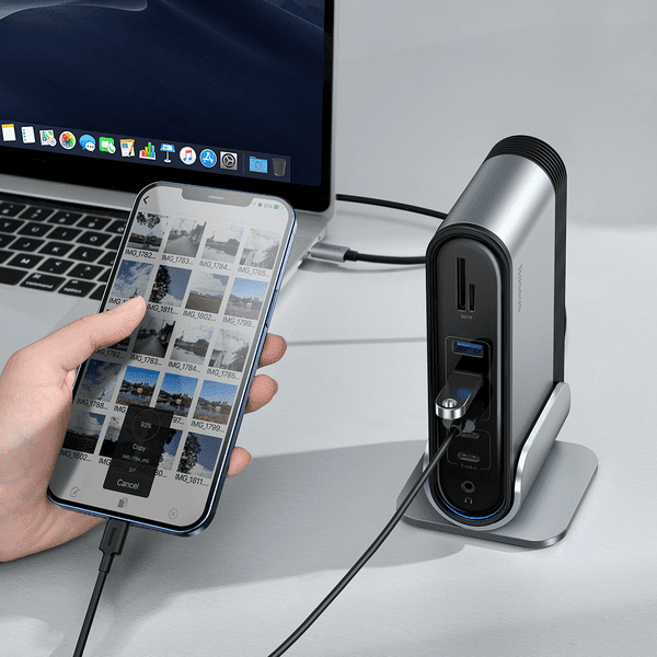 Baseus Working Station Multifunctional 16-IN-1 Type-C HUB AdapterDark - Image 4