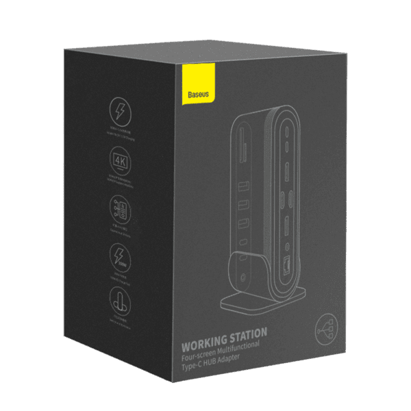 Baseus Working Station Multifunctional 16-IN-1 Type-C HUB AdapterDark - Image 2