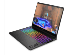 25C1_OMEN_16_Shadow Black_NT_HD Cam_nonFPR_B1_BD1_D2_RGB per key_Valorant Screen_Core Set_FrontLeft_3554151 (1)